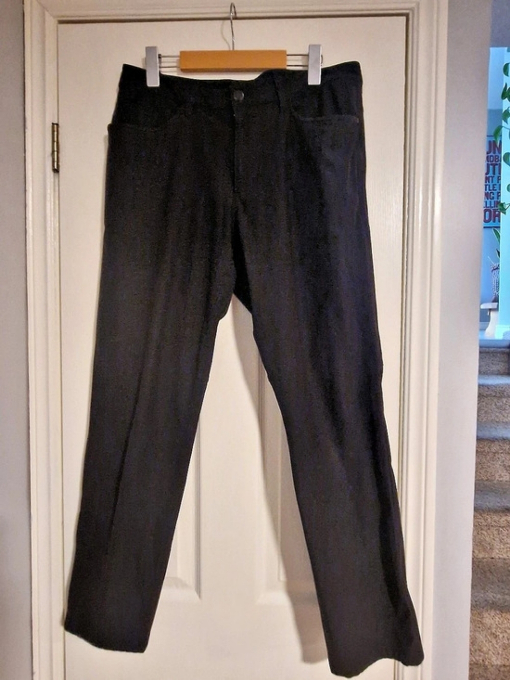 lululemon ABC Pant Men's Black Pants Waist 32